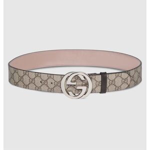 Gucci Men’s Belt with Interlocking G buckle Supreme